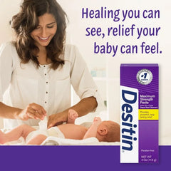 Desitin Maximum Strength Baby Diaper Rash Cream with Zinc Oxide - 4oz